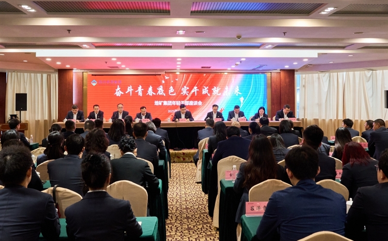 奋斗青春底色，，实干成绩未来 ——地矿集团召开年轻干部座谈会