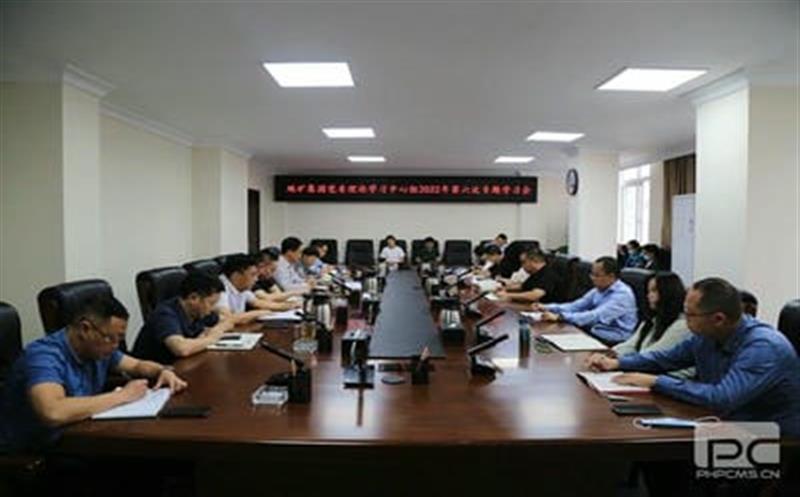 地矿集团召开党委理论中心组学习会深入学习贯彻四川J9集团2022年半年经济事情推进会精神