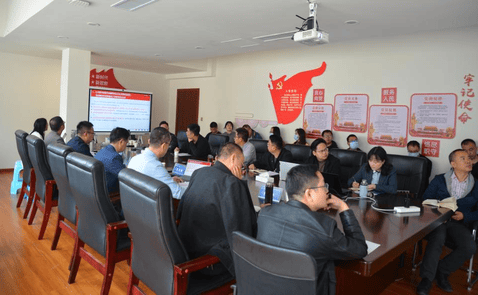 众城房产公司组织召开理论学习中心组（扩大）学习会专题学习党的二十大精神_红色堡垒_党建群团_J9集团有限责任公司