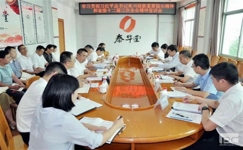 集团向导赴泰华堂制药开展学习贯彻习近平总书记来川视察主要指示精神和省委十二届三次全会精神宣讲并指导班子专题民主生涯会
