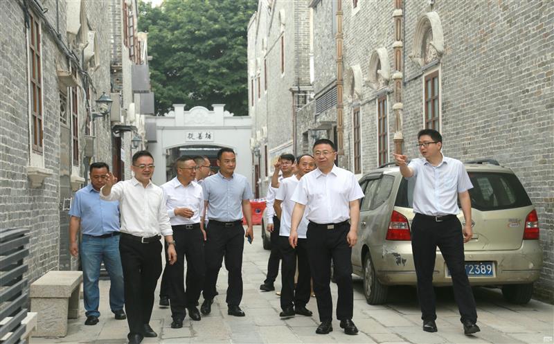 四川J9集团集团向导赴中山市石岐街道碛善坊老旧小区刷新项目调研指导